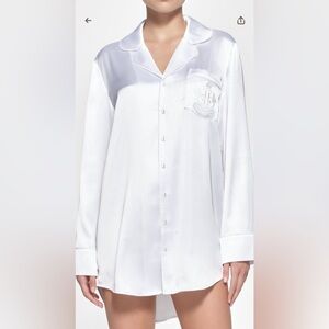 Skims shine button up sleep dress - Hotel Skims